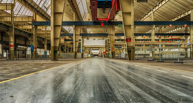 Gray Concrete Building Interior ]